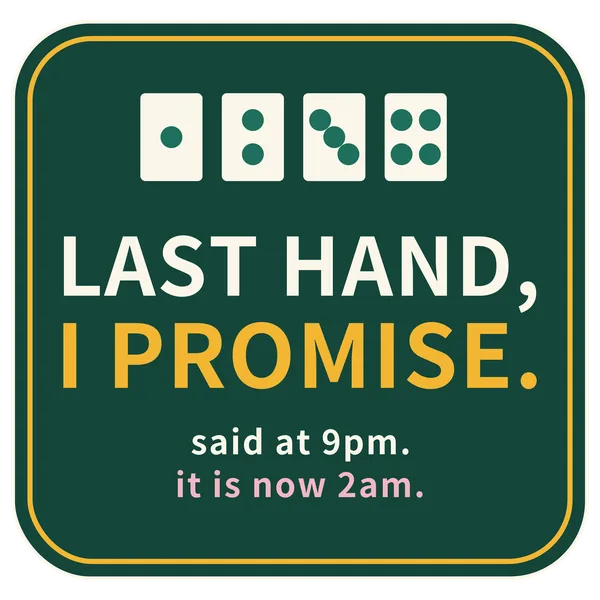 Design: Last hand, I promise (mahjong)